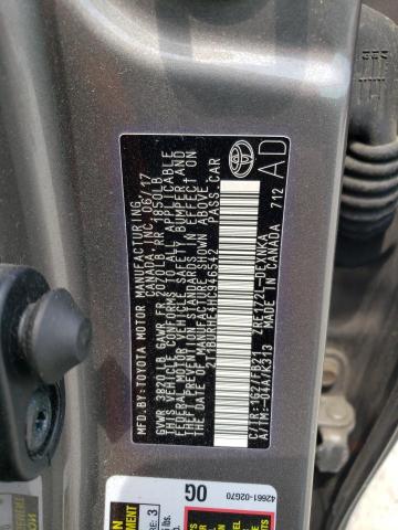 Photo 11 VIN: 2T1BURHE4HC946542 - TOYOTA COROLLA L 