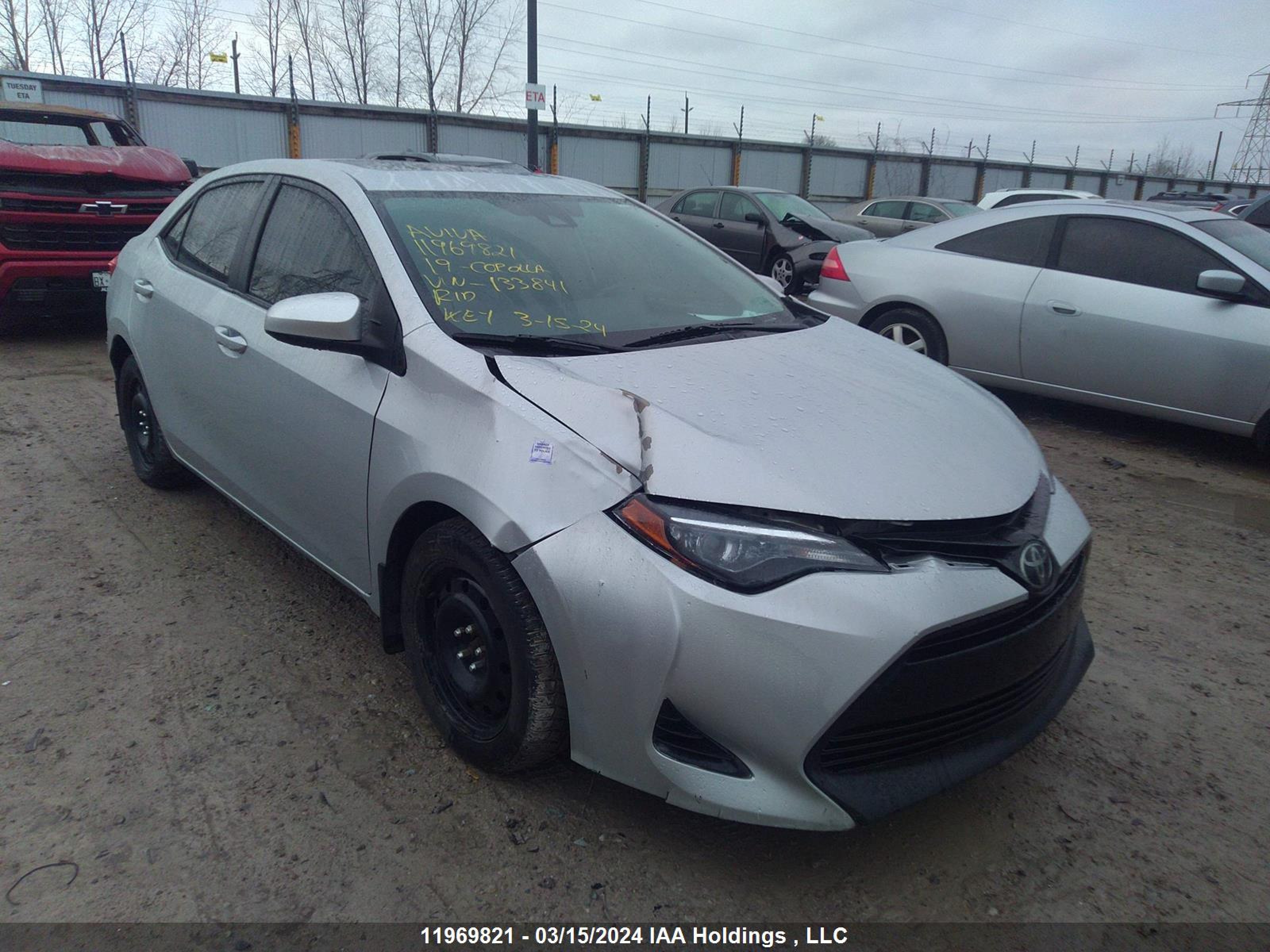 Photo 5 VIN: 2T1BURHE4KC133841 - TOYOTA COROLLA 