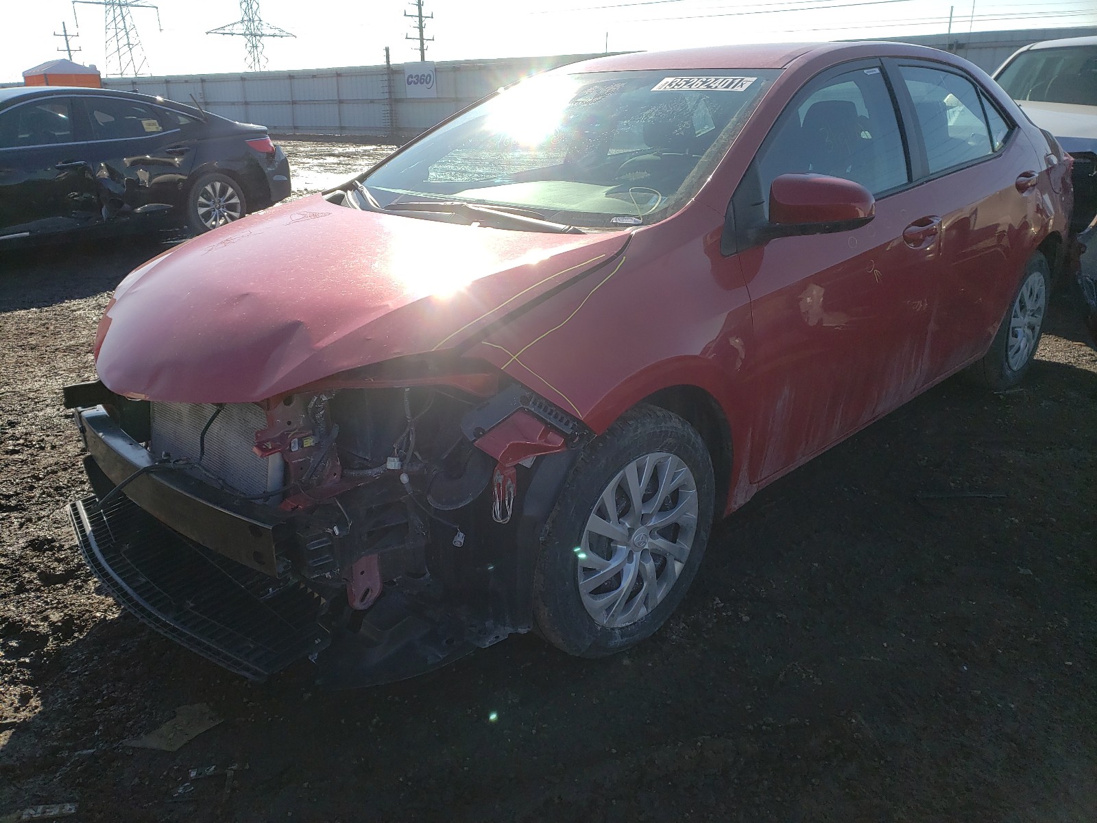 Photo 1 VIN: 2T1BURHE4KC225905 - TOYOTA COROLLA L 