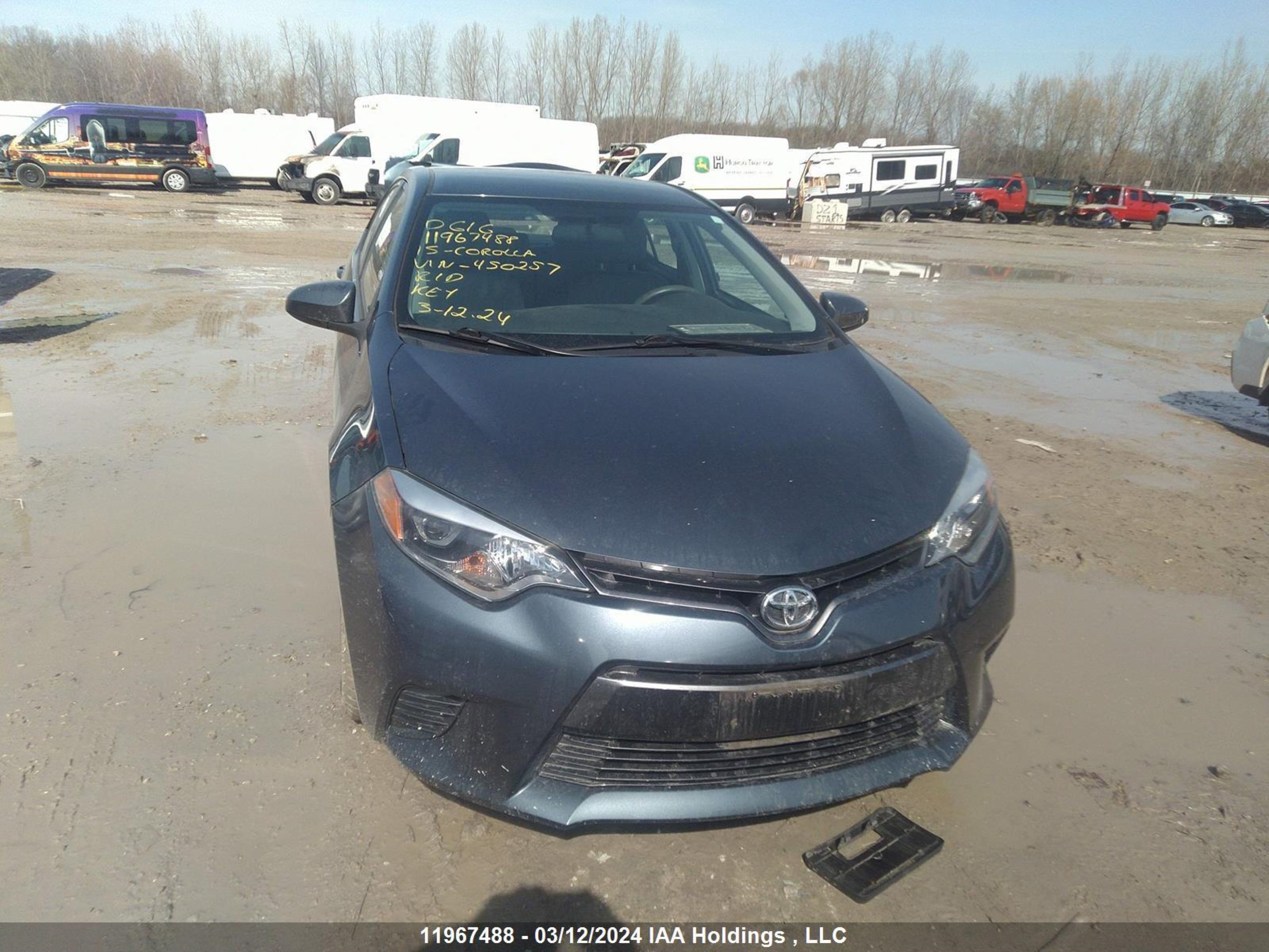 Photo 11 VIN: 2T1BURHE5FC450257 - TOYOTA COROLLA 