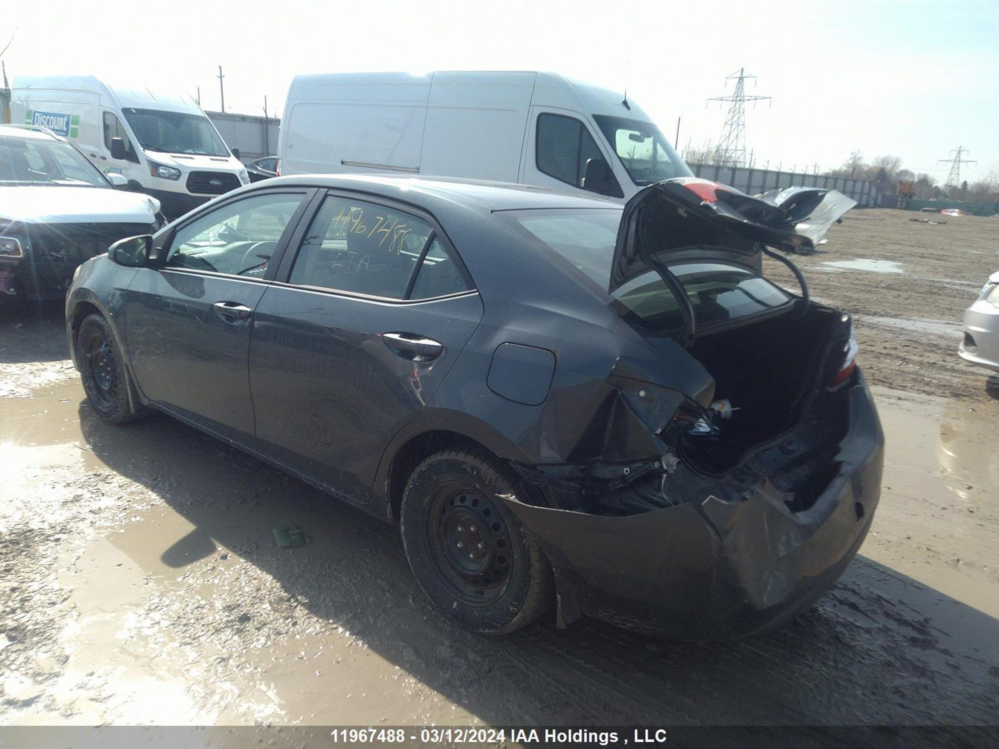 Photo 2 VIN: 2T1BURHE5FC450257 - TOYOTA COROLLA 