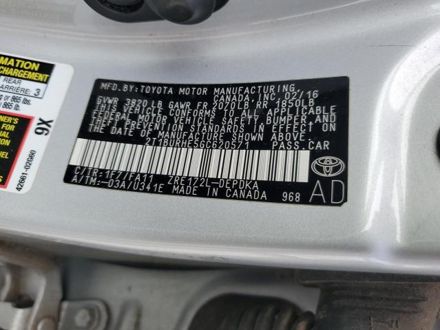 Photo 11 VIN: 2T1BURHE5GC620571 - TOYOTA COROLLA 