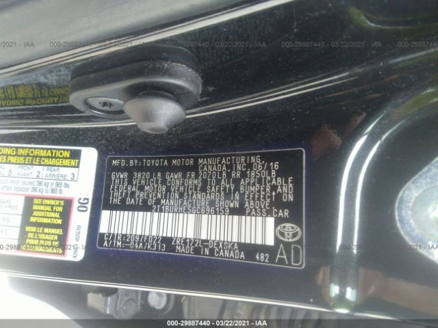 Photo 8 VIN: 2T1BURHE5GC696159 - TOYOTA COROLLA 