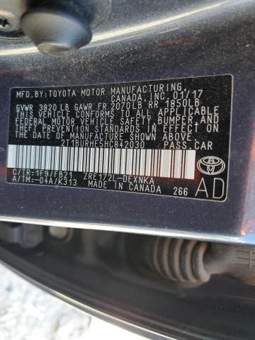 Photo 12 VIN: 2T1BURHE5HC842030 - TOYOTA COROLLA L 