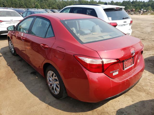 Photo 2 VIN: 2T1BURHE5KC136117 - TOYOTA COROLLA L 