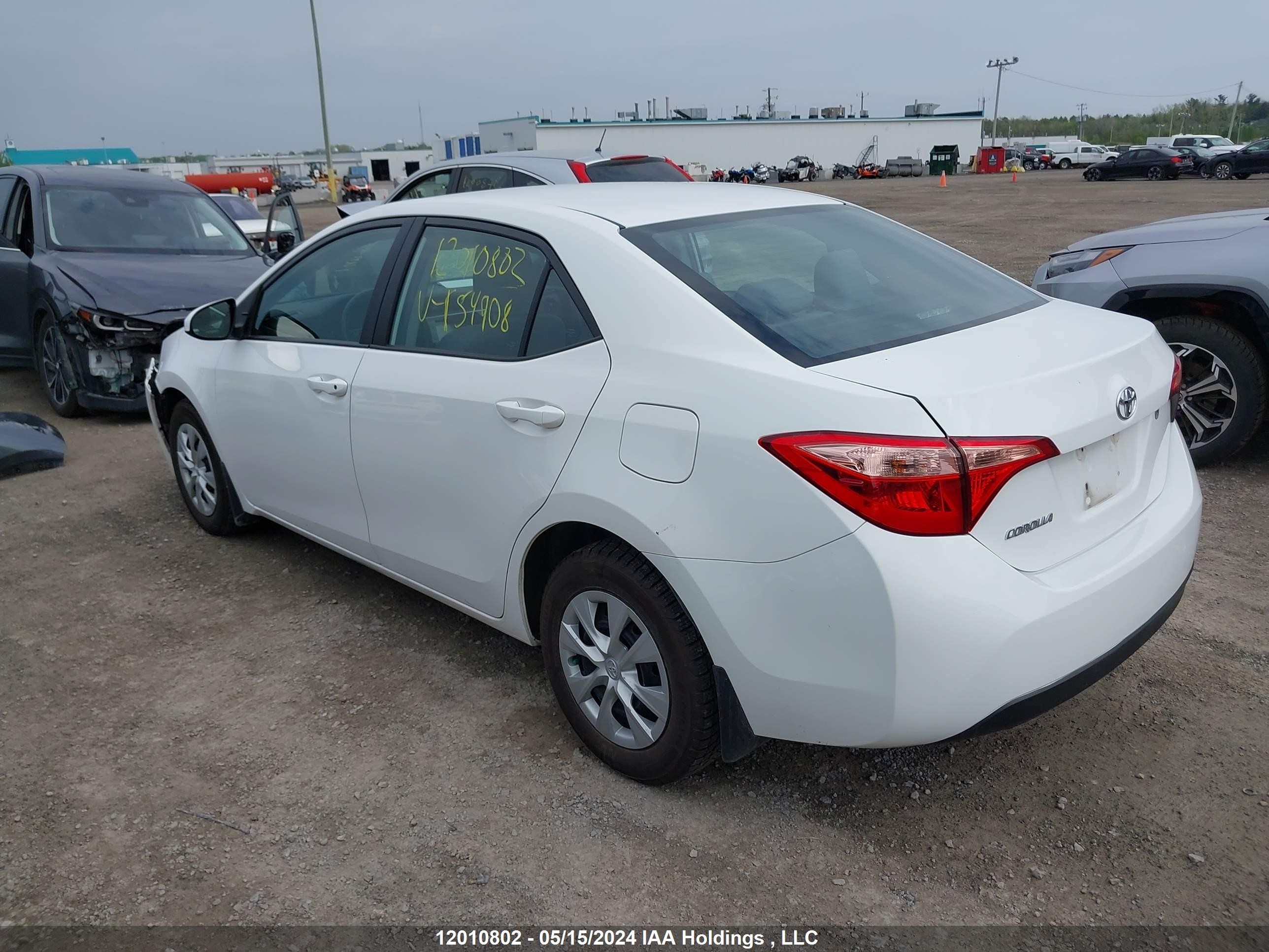 Photo 2 VIN: 2T1BURHE5KC154908 - TOYOTA COROLLA 