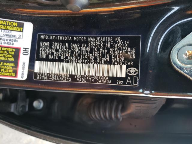 Photo 9 VIN: 2T1BURHE6FC290728 - TOYOTA COROLLA S 