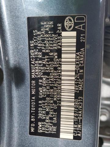 Photo 11 VIN: 2T1BURHE6FC348725 - TOYOTA COROLLA L 