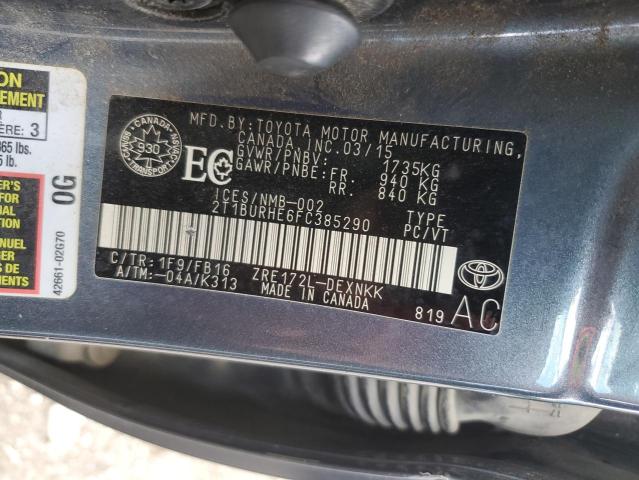 Photo 12 VIN: 2T1BURHE6FC385290 - TOYOTA COROLLA L 