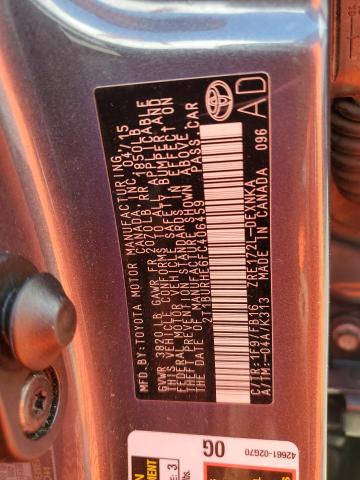 Photo 12 VIN: 2T1BURHE6FC406459 - TOYOTA COROLLA L 