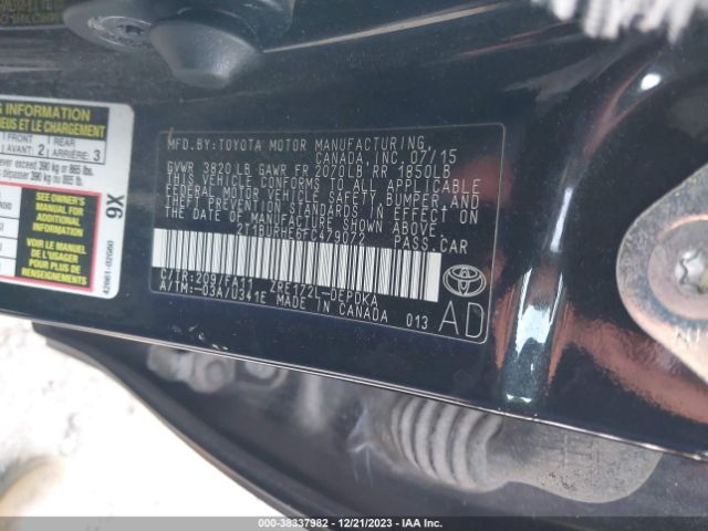 Photo 8 VIN: 2T1BURHE6FC479072 - TOYOTA COROLLA 