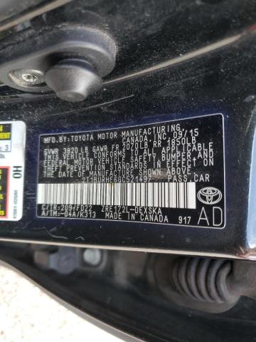 Photo 9 VIN: 2T1BURHE6GC521497 - TOYOTA COROLLA L 