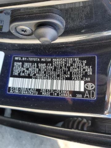 Photo 11 VIN: 2T1BURHE6GC608963 - TOYOTA COROLLA L 