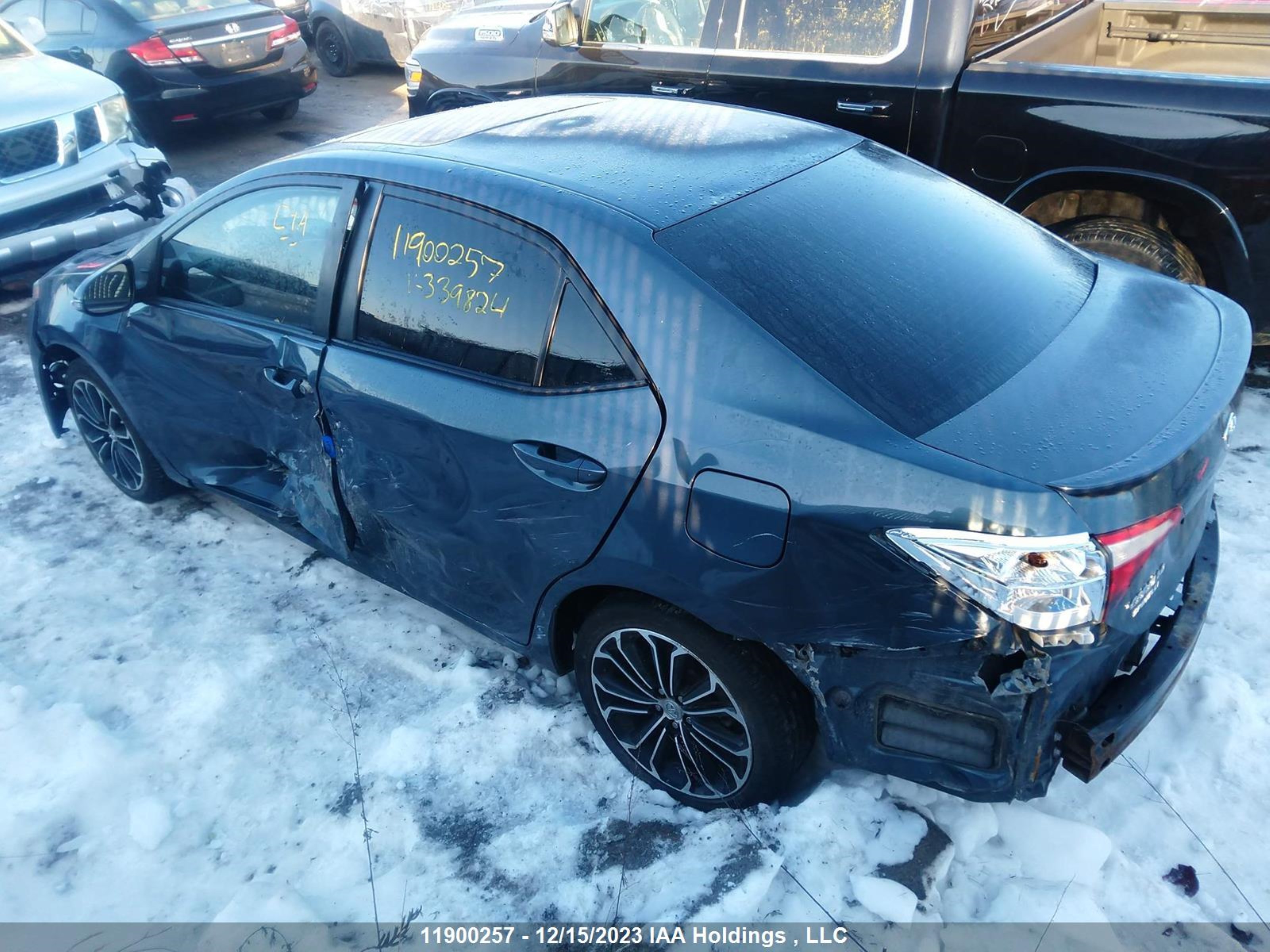 Photo 2 VIN: 2T1BURHE7FC339824 - TOYOTA COROLLA 