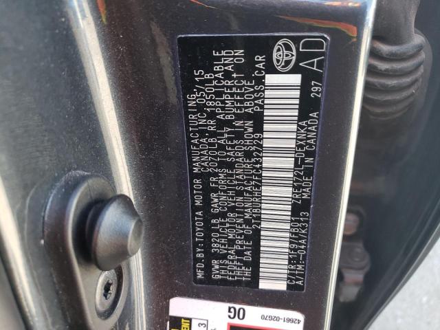 Photo 11 VIN: 2T1BURHE7FC432729 - TOYOTA COROLLA L 