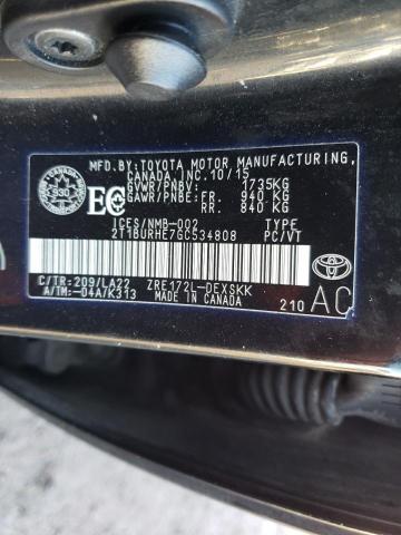 Photo 9 VIN: 2T1BURHE7GC534808 - TOYOTA COROLLA L 