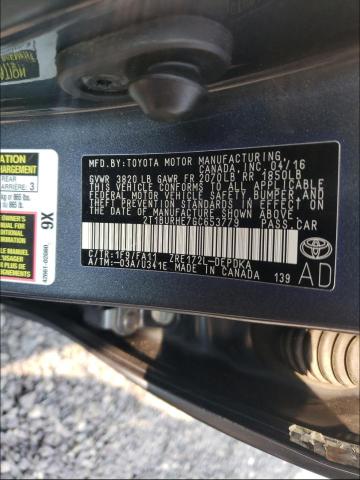 Photo 9 VIN: 2T1BURHE7GC653779 - TOYOTA COROLLA L 