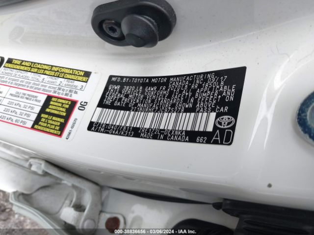 Photo 8 VIN: 2T1BURHE7JC975278 - TOYOTA COROLLA 