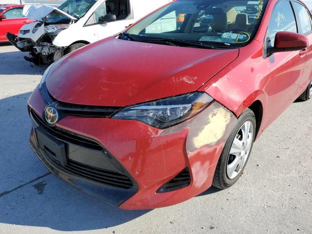 Photo 8 VIN: 2T1BURHE7KC125183 - TOYOTA COROLLA L 