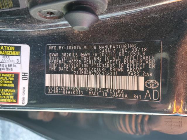 Photo 11 VIN: 2T1BURHE7KC163304 - TOYOTA COROLLA L 