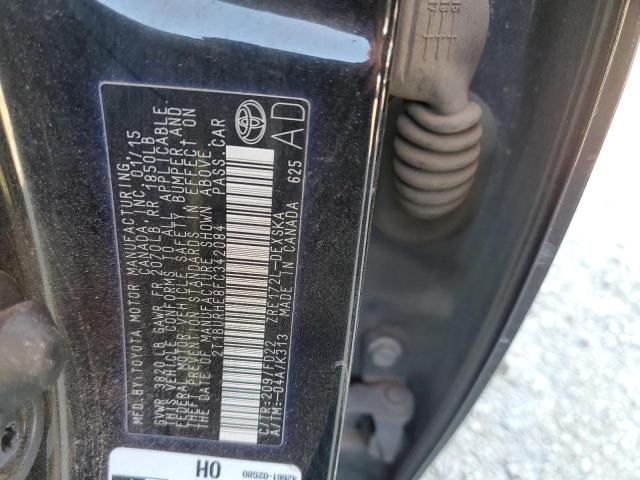 Photo 9 VIN: 2T1BURHE8FC342084 - TOYOTA COROLLA L 