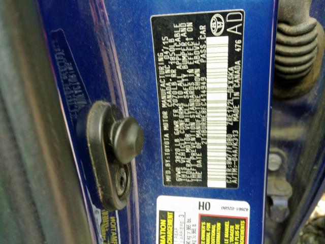 Photo 9 VIN: 2T1BURHE8FC414949 - TOYOTA COROLLA L 