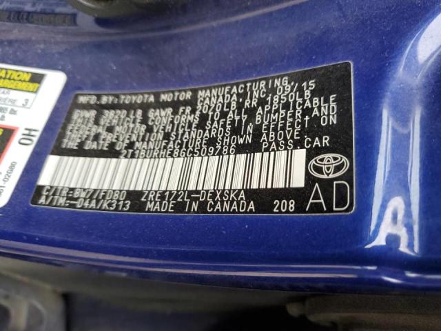 Photo 11 VIN: 2T1BURHE8GC509786 - TOYOTA COROLLA 