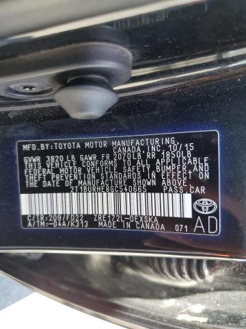 Photo 11 VIN: 2T1BURHE8GC540665 - TOYOTA COROLLA L 