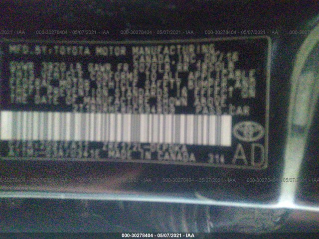 Photo 8 VIN: 2T1BURHE8GC694809 - TOYOTA COROLLA 