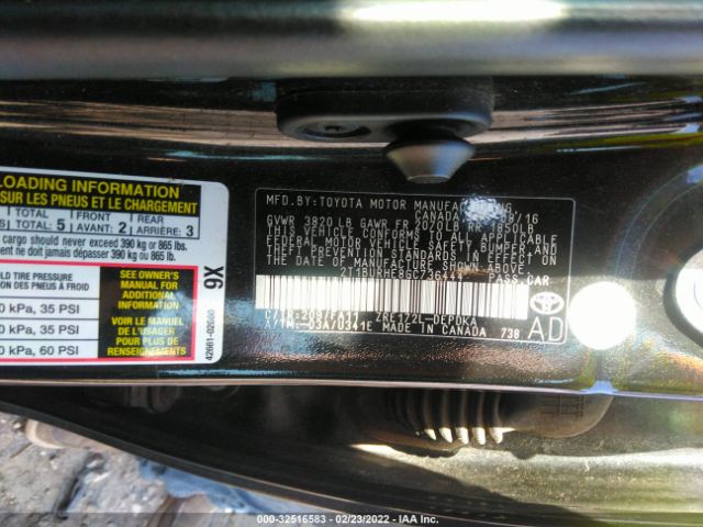 Photo 8 VIN: 2T1BURHE8GC736444 - TOYOTA COROLLA 