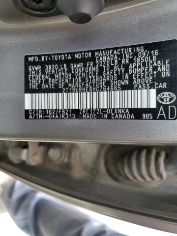 Photo 9 VIN: 2T1BURHE8HC764665 - TOYOTA COROLLA L 