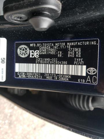 Photo 11 VIN: 2T1BURHE8HC804386 - TOYOTA COROLLA L 