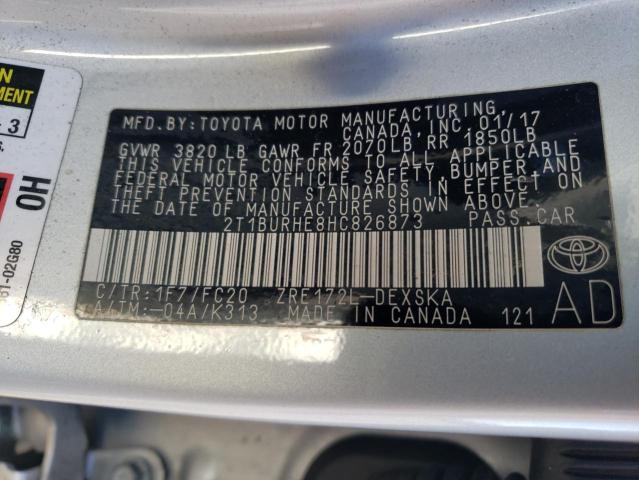 Photo 11 VIN: 2T1BURHE8HC826873 - TOYOTA COROLLA 