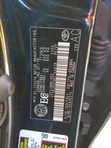 Photo 11 VIN: 2T1BURHE8KC144678 - TOYOTA COROLLA L 