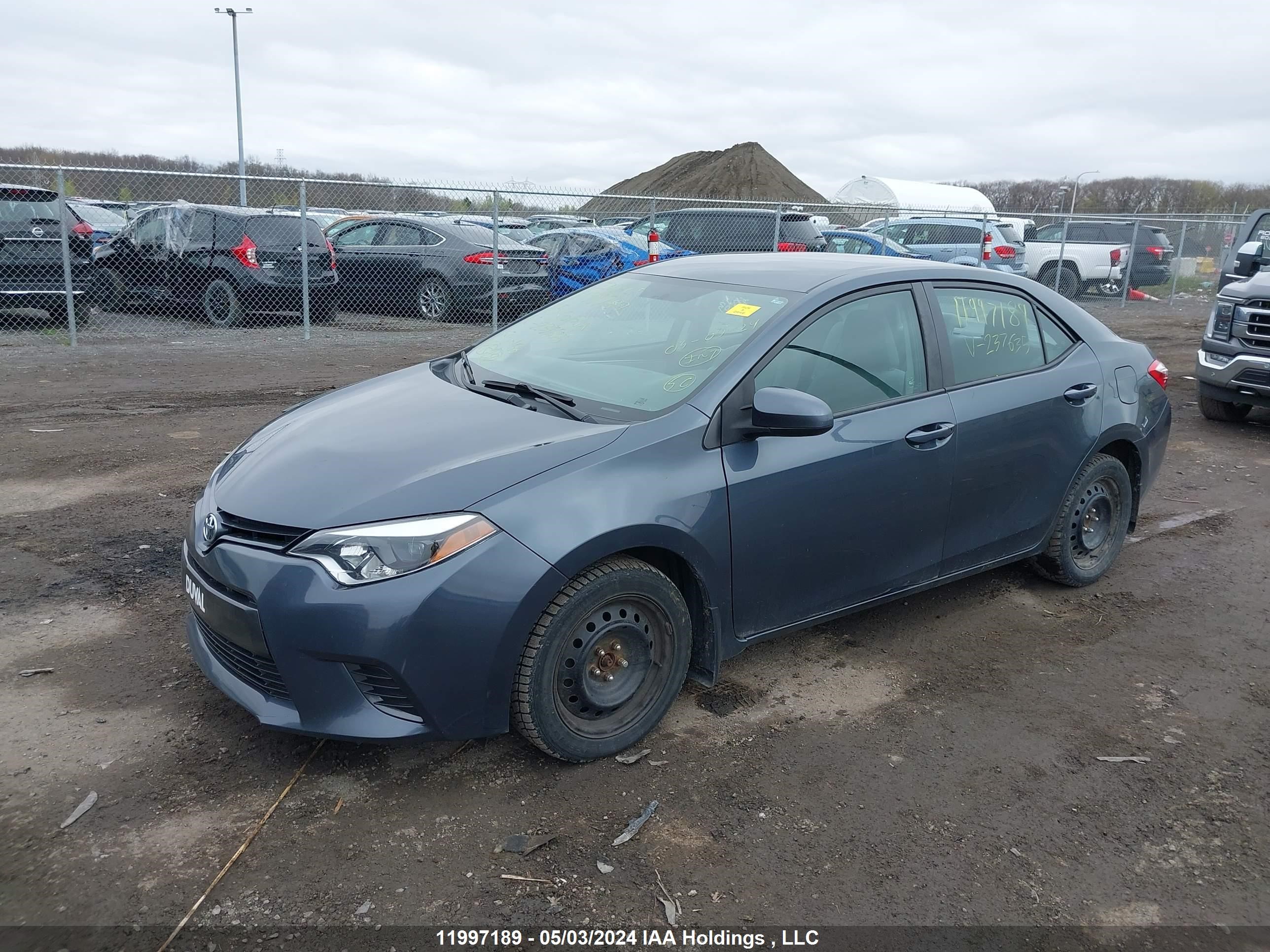 Photo 1 VIN: 2T1BURHE9FC237635 - TOYOTA COROLLA 