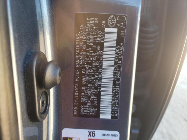 Photo 11 VIN: 2T1BURHE9FC424003 - TOYOTA COROLLA L 