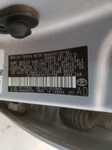 Photo 9 VIN: 2T1BURHE9FC427788 - TOYOTA COROLLA L 