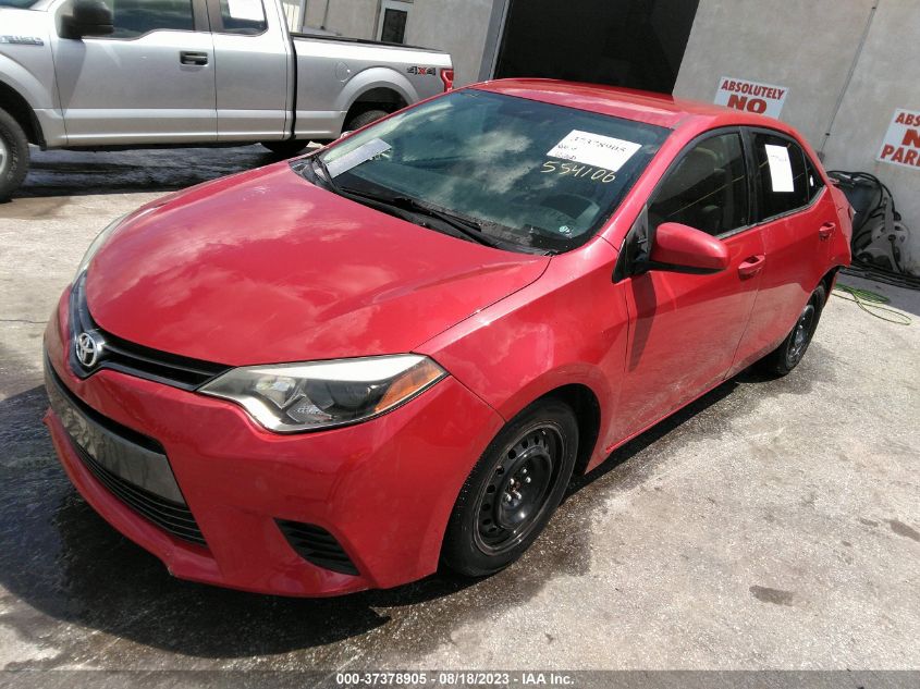 Photo 1 VIN: 2T1BURHE9GC554106 - TOYOTA COROLLA 