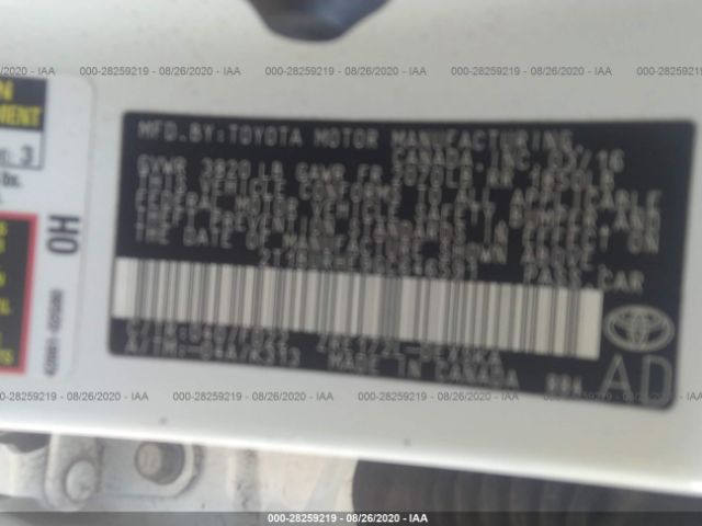 Photo 8 VIN: 2T1BURHE9GC646591 - TOYOTA COROLLA 