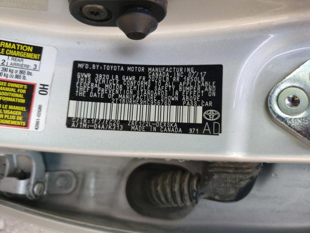 Photo 9 VIN: 2T1BURHE9HC956760 - TOYOTA COROLLA L 