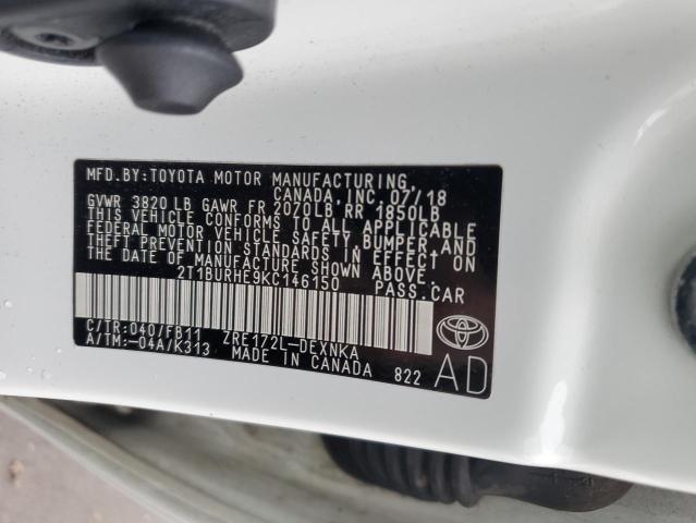 Photo 12 VIN: 2T1BURHE9KC146150 - TOYOTA COROLLA L 