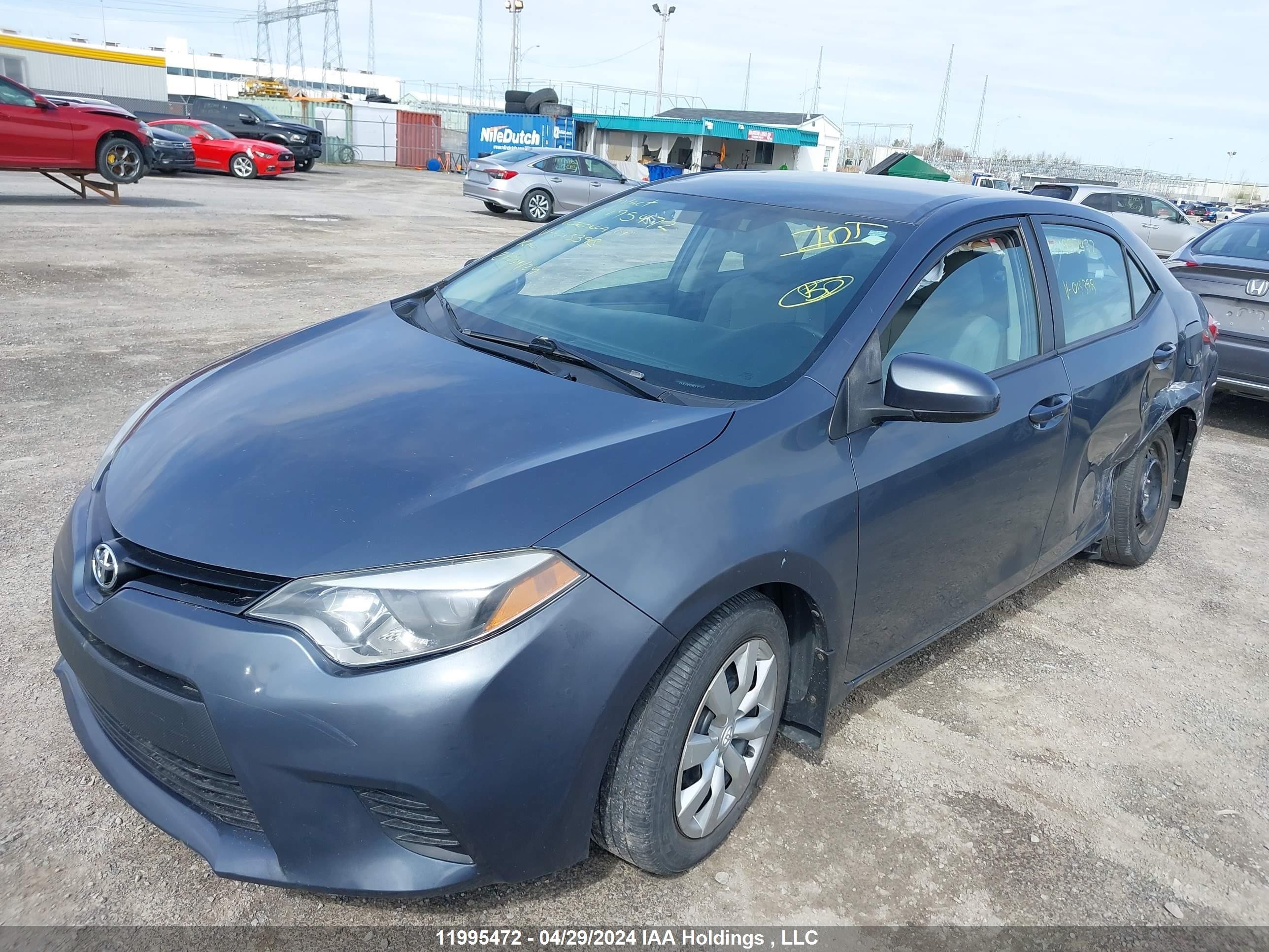 Photo 1 VIN: 2T1BURHEXEC013398 - TOYOTA COROLLA 