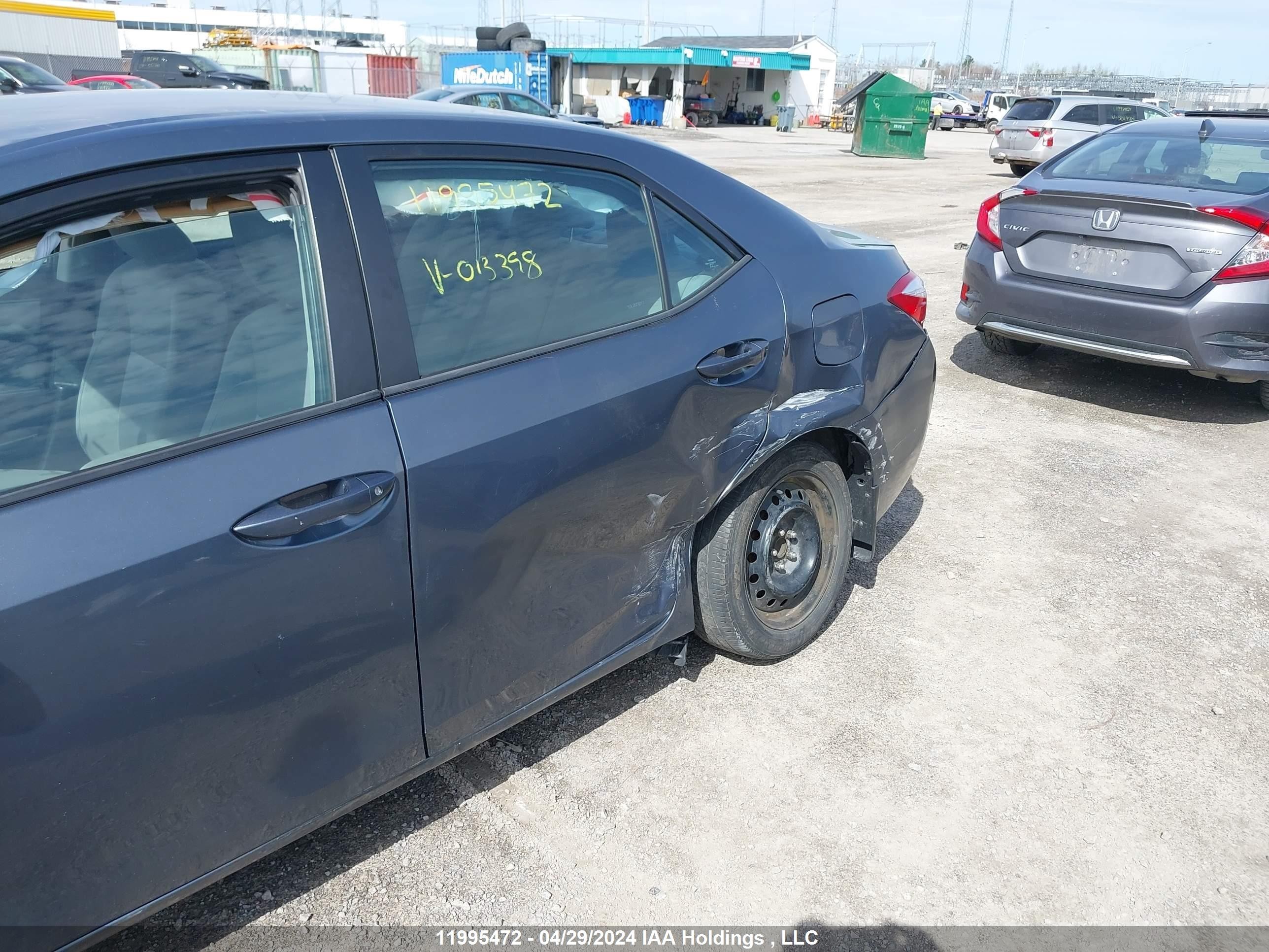 Photo 5 VIN: 2T1BURHEXEC013398 - TOYOTA COROLLA 