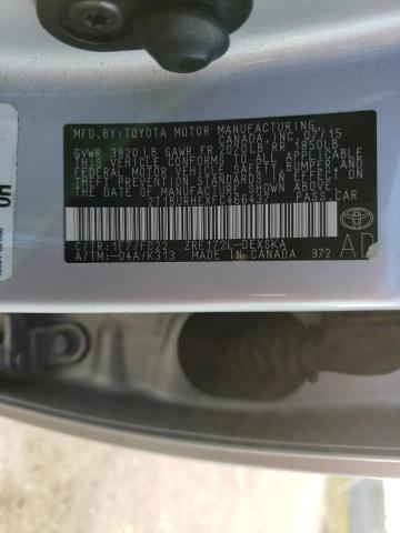 Photo 9 VIN: 2T1BURHEXFC466437 - TOYOTA COROLLA L 