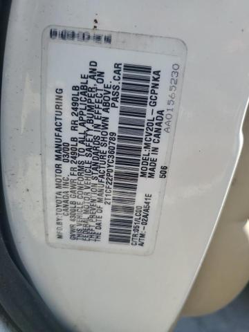 Photo 11 VIN: 2T1CF22P0YC360789 - TOYOTA CAMRY SOLA 