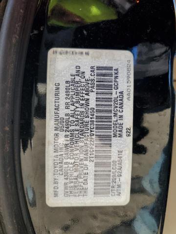 Photo 11 VIN: 2T1CF22P0YC381450 - TOYOTA CAMRY SOLA 