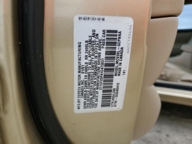 Photo 11 VIN: 2T1CF22P41C473831 - TOYOTA CAMRY SOLA 