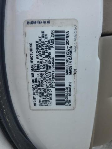 Photo 11 VIN: 2T1CF28P4YC284548 - TOYOTA CAMRY SOLA 