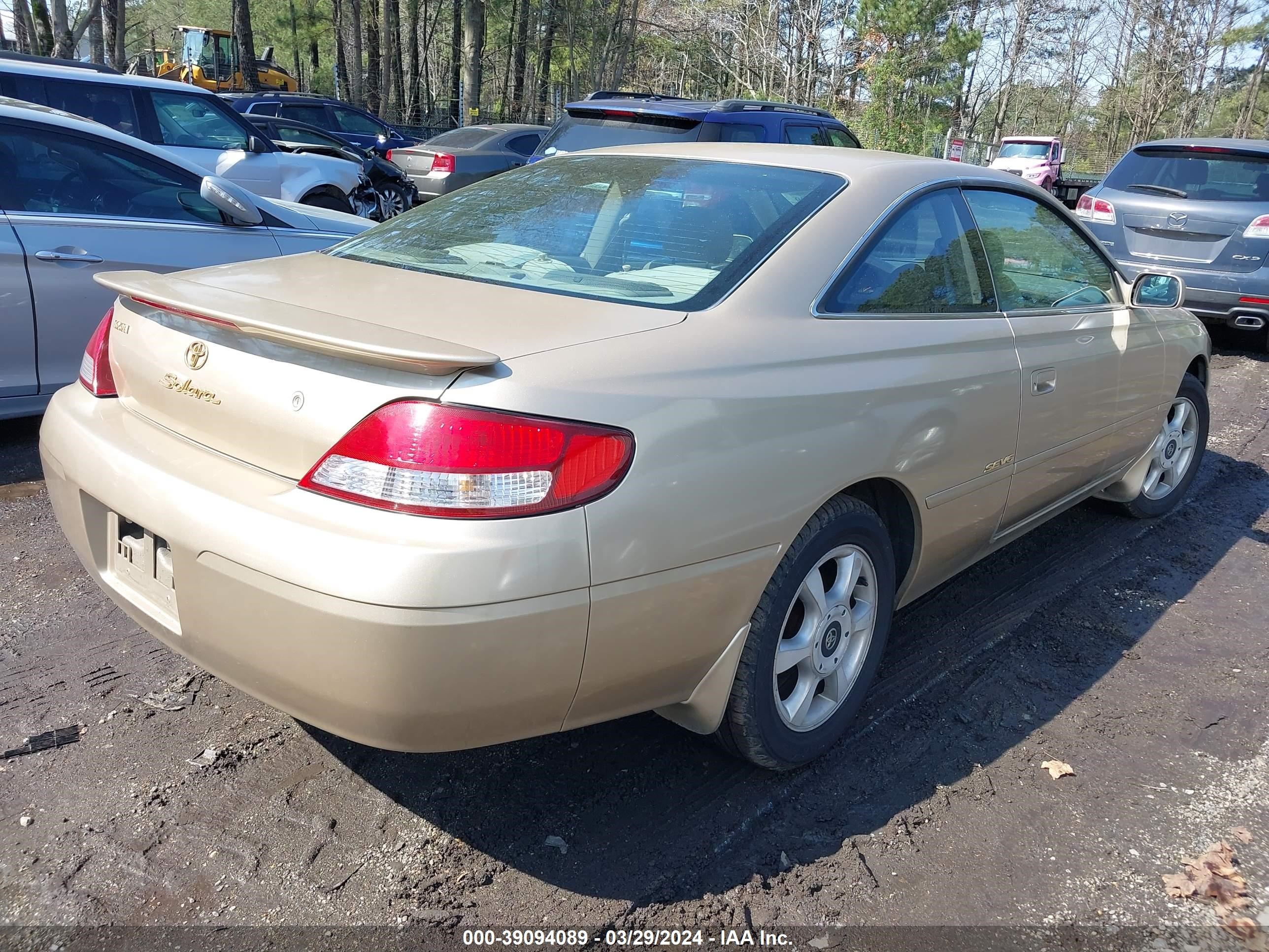 Photo 3 VIN: 2T1CF28P6YC295910 - TOYOTA CAMRY SOLARA 