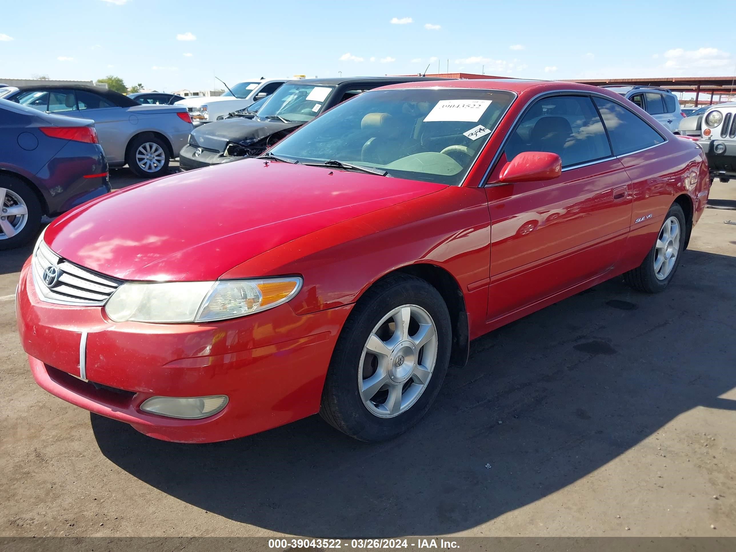 Photo 1 VIN: 2T1CF28P72C596550 - TOYOTA CAMRY SOLARA 